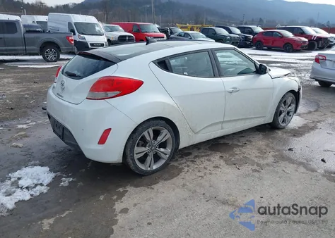 2012 Hyundai Veloster Base W/Gray from USA, damaged, VIN KMHTC6AD8CU057628